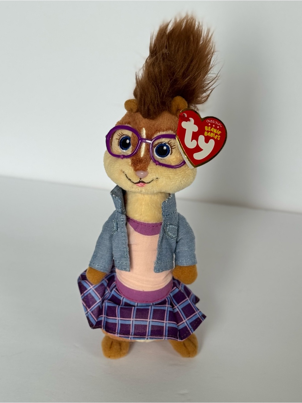 Ty Beanie Baby JEANETTE (Alvin & the Chipmunks) 2011 with original tags Retired